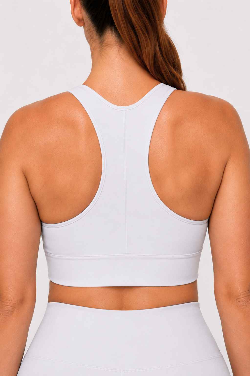 Conjunto Avante Off White – Legging Cintura Alta + Top Nadador