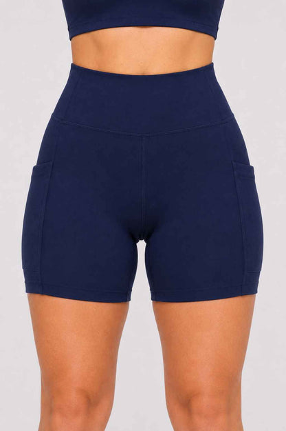 Conjunto Cadência Marinho – Top Alça Larga + Short com Bolso