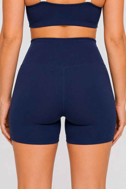 Conjunto Cadência Marinho – Top Alça Larga + Short com Bolso