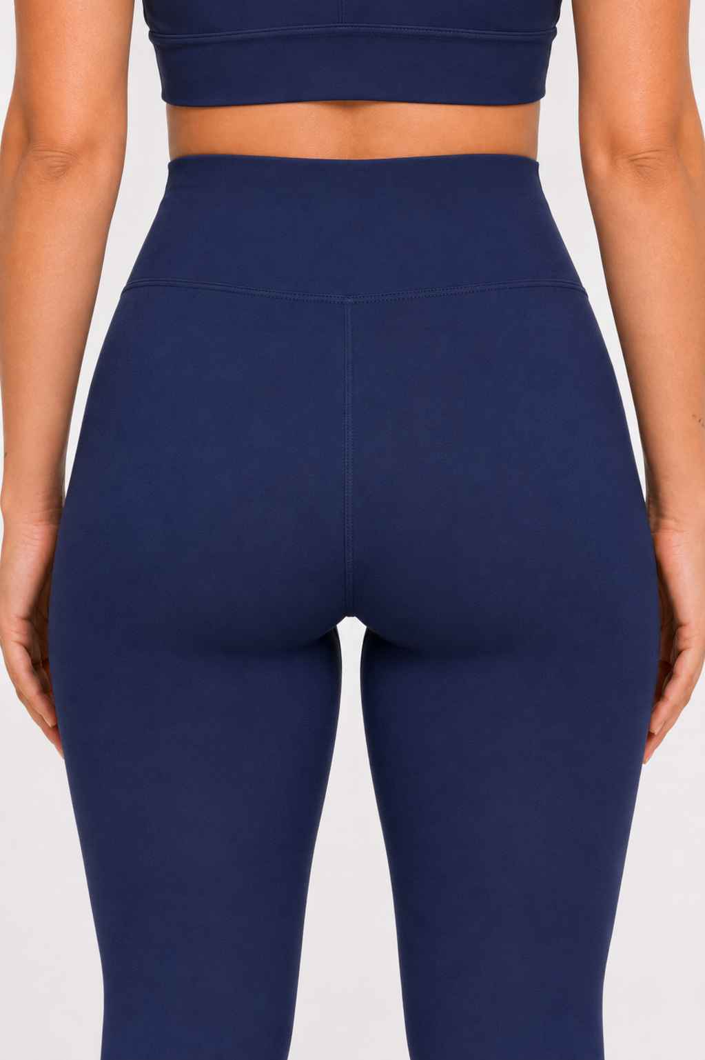 Conjunto Avante Marinho – Legging Cintura Alta + Top Nadador