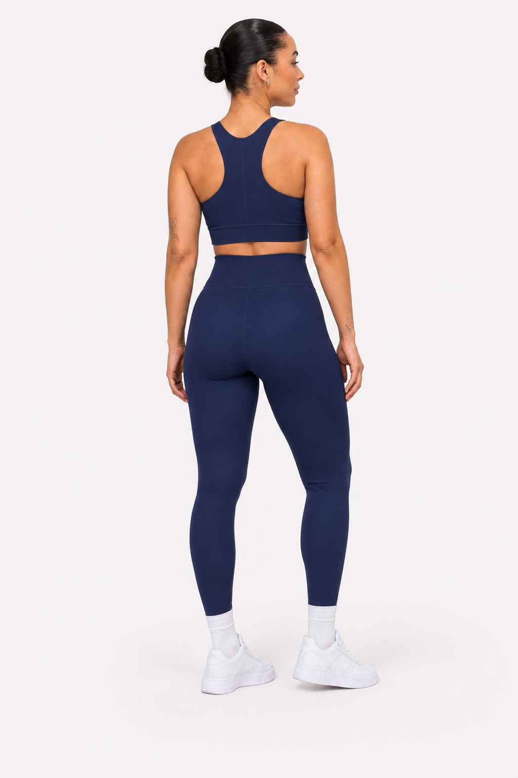 Conjunto Avante Marinho – Legging Cintura Alta + Top Nadador