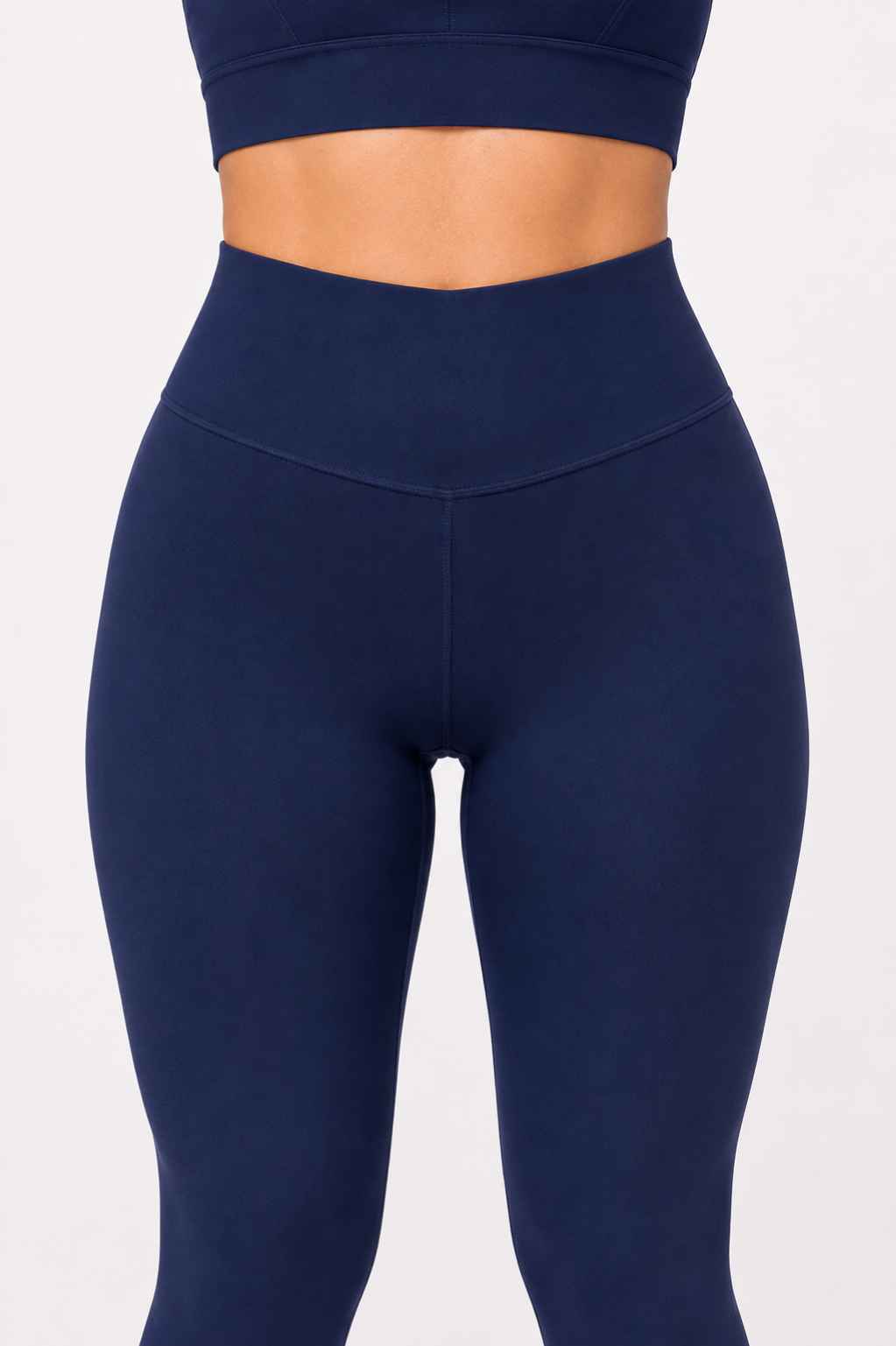 Conjunto Avante Marinho – Legging Cintura Alta + Top Nadador