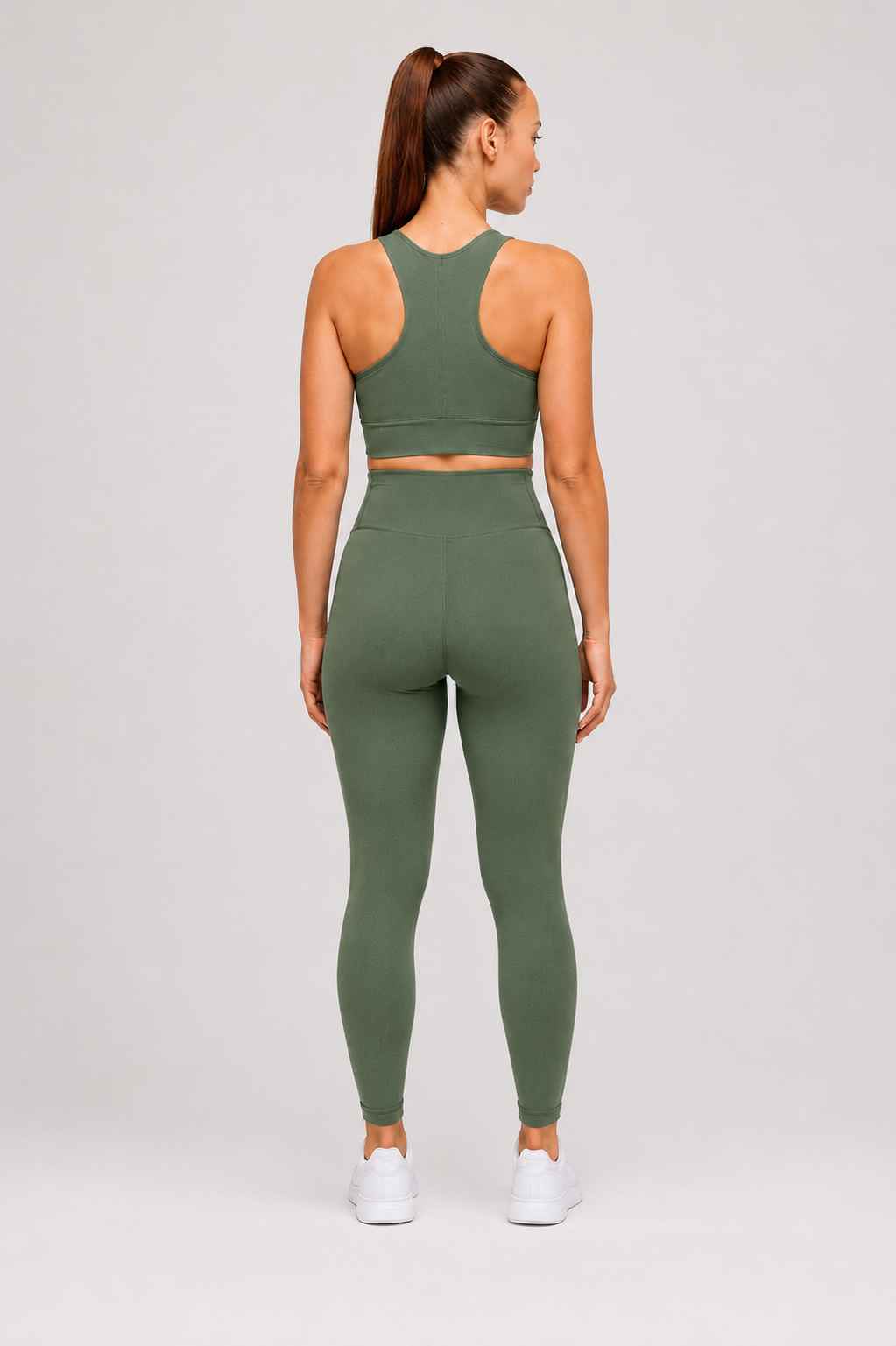 Conjunto Avante Militar – Legging Cintura Alta + Top Nadador