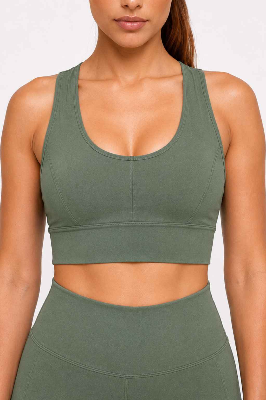 Conjunto Avante Militar – Legging Cintura Alta + Top Nadador