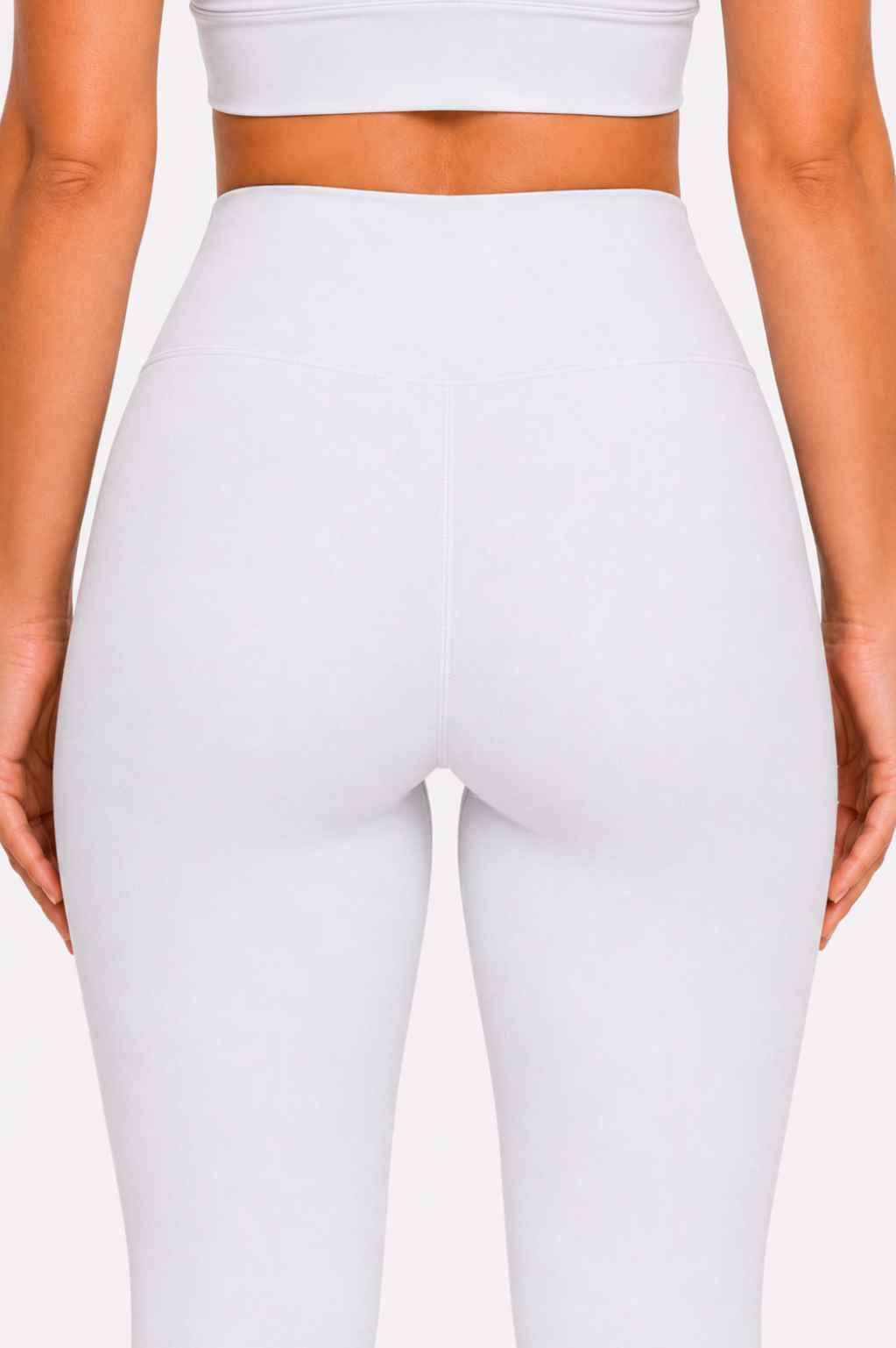 Conjunto Avante Off White – Legging Cintura Alta + Top Nadador