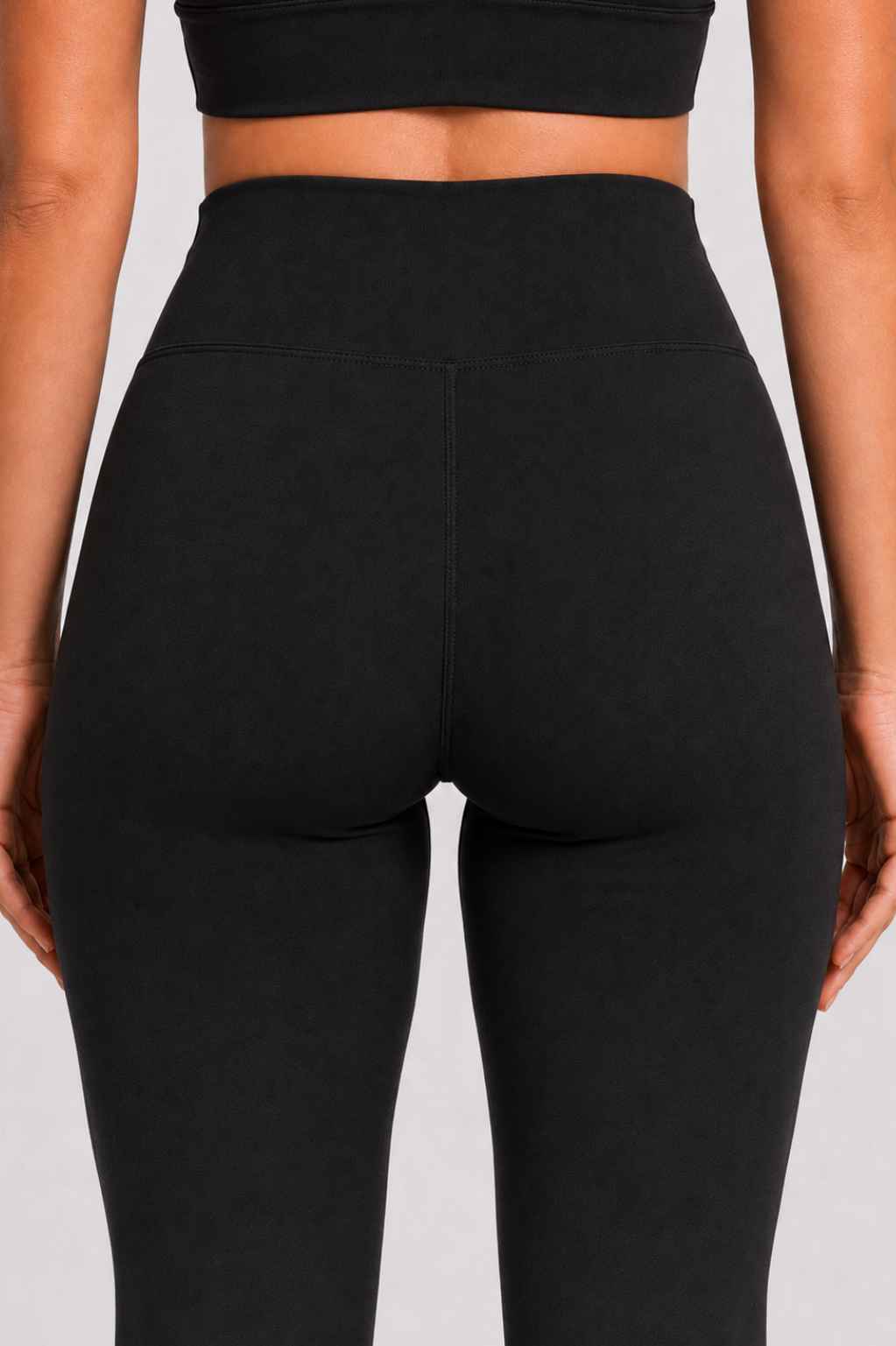 Conjunto Avante Preto – Legging Cintura Alta + Top Nadador