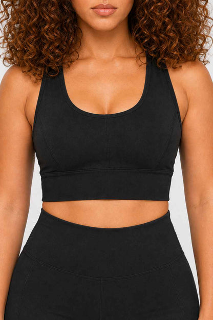 Conjunto Avante Preto – Legging Cintura Alta + Top Nadador