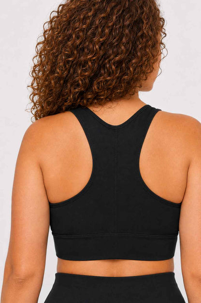 Conjunto Avante Preto – Legging Cintura Alta + Top Nadador