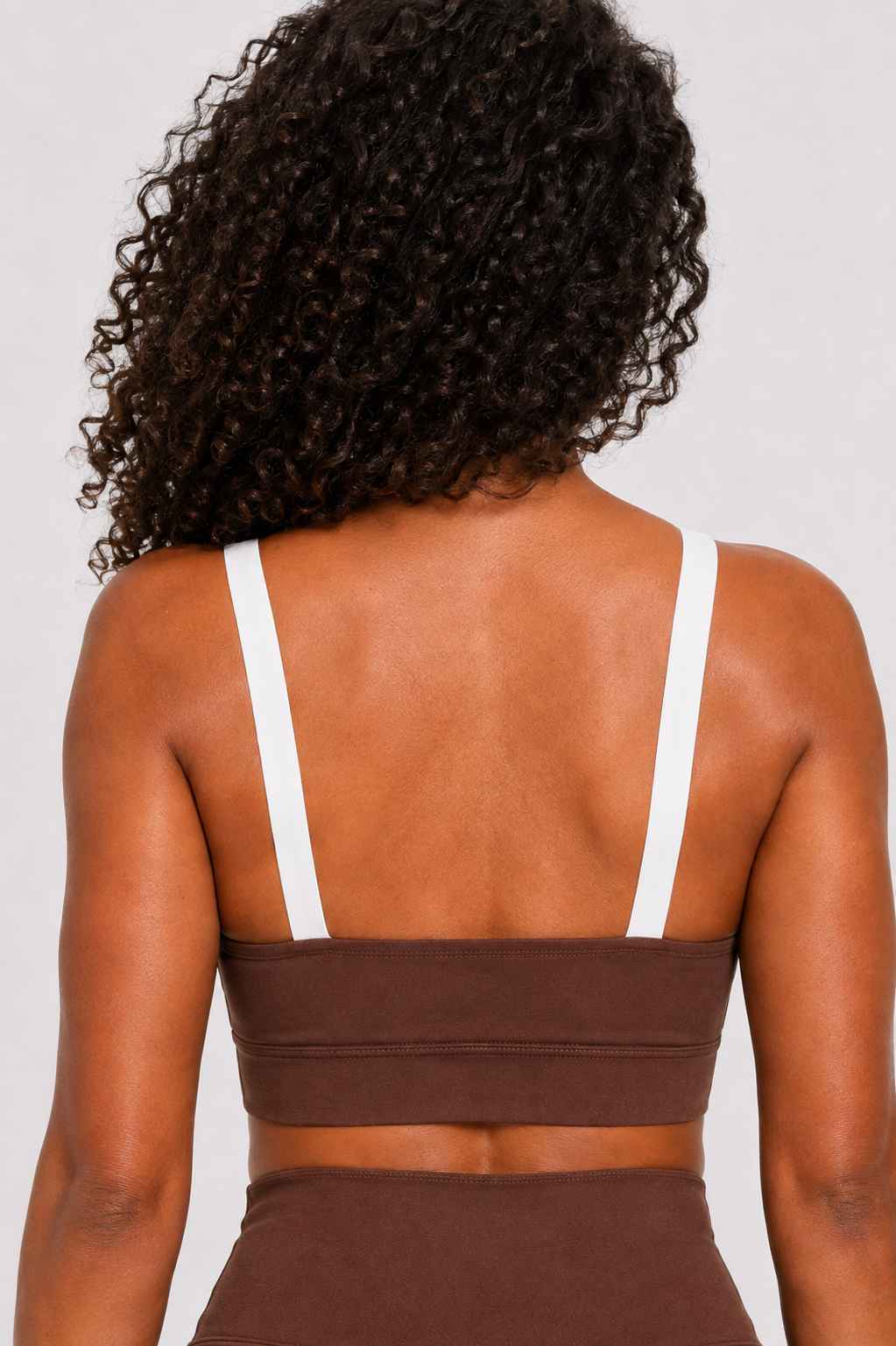 Conjunto Cadência Marrom – Top Alça Larga + Short com Bolso