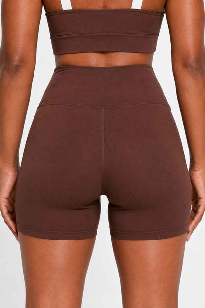 Conjunto Cadência Marrom – Top Alça Larga + Short com Bolso