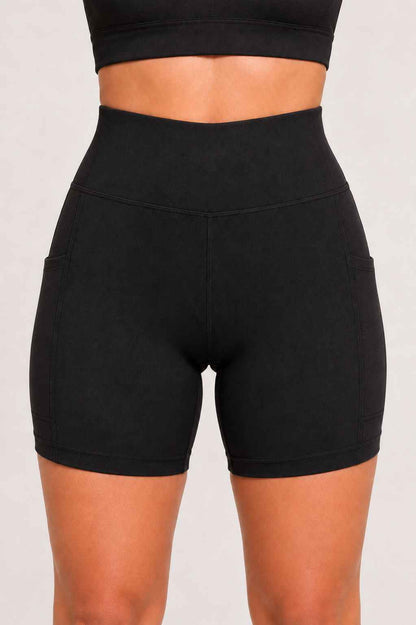 Conjunto Cadência Preto – Top Alça Larga + Short com Bolso