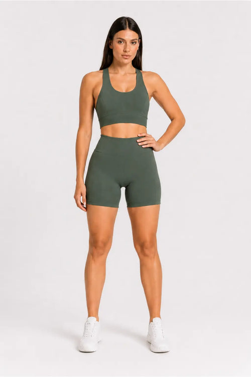 Conjunto Sintonia Militar – Top Nadador + Short Sem Bolso