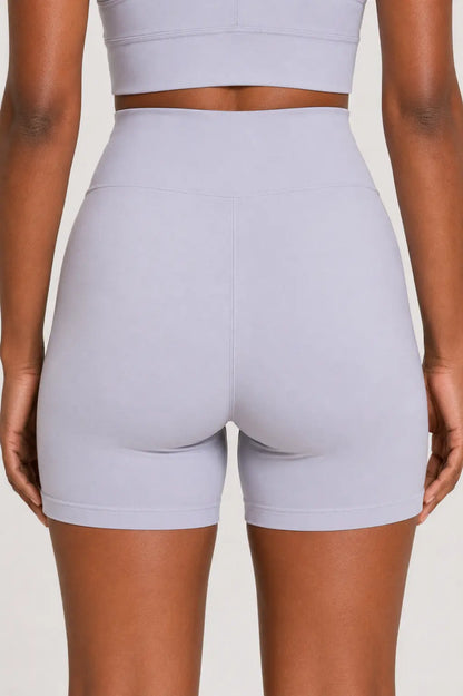 Conjunto Sintonia Cinza – Top Nadador + Short Sem Bolso