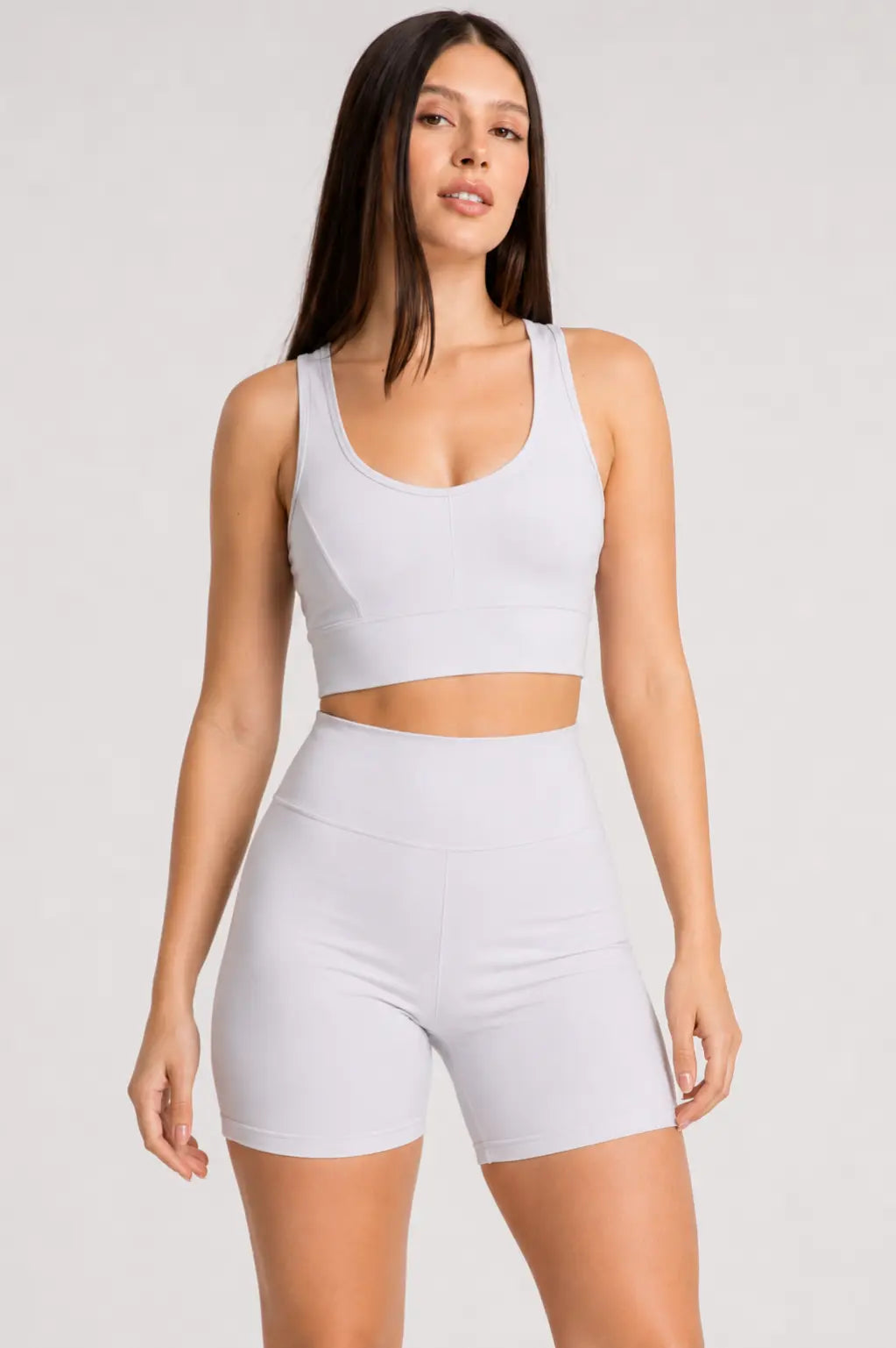 Conjunto Sintonia Off White – Top Nadador + Short Sem Bolso