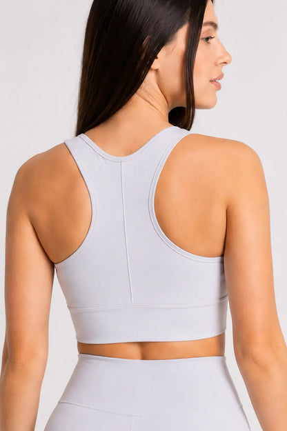 Conjunto Sintonia Off White – Top Nadador + Short Sem Bolso