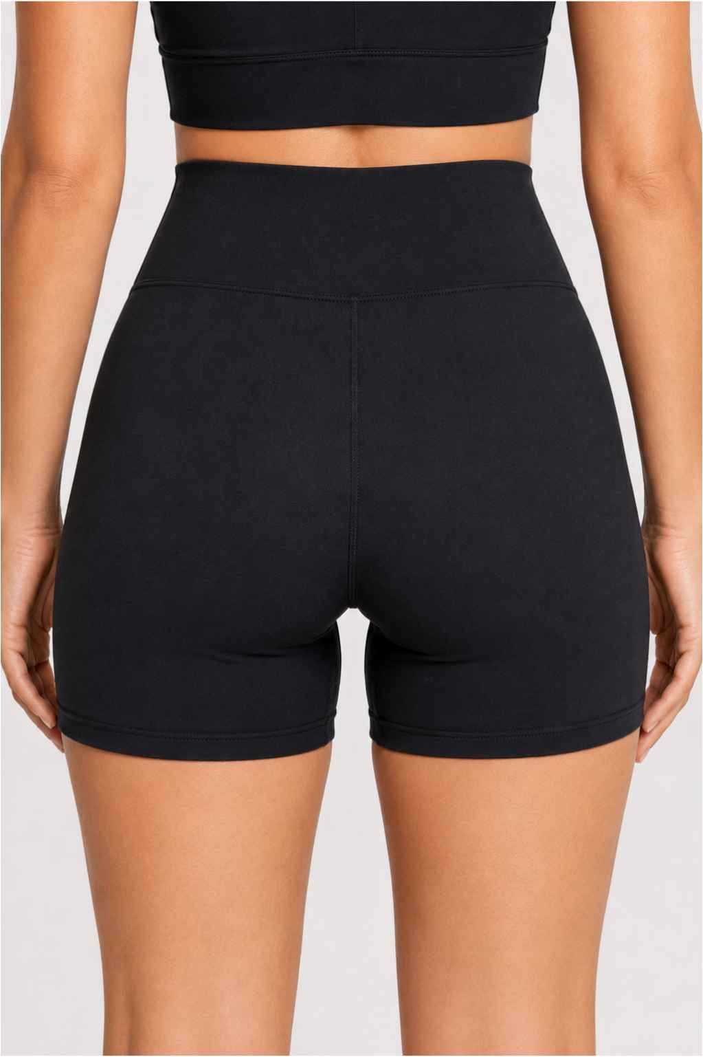 Conjunto Sintonia Preto – Top Nadador + Short Sem Bolso